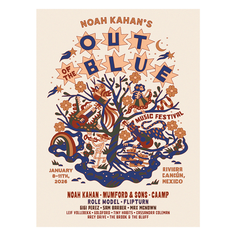 Out of the Blue 2026 Lineup Poster