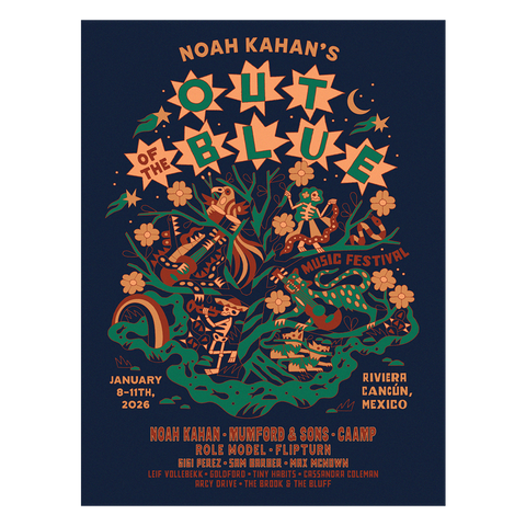 Out of the Blue 2026 Lineup Poster