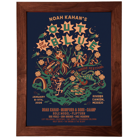 Framed Out of the Blue 2026 Lineup Color Variant Poster