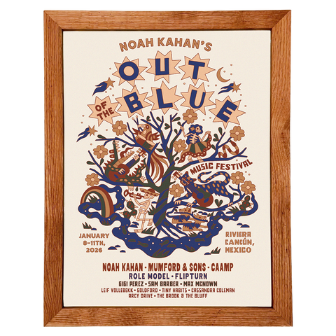 Framed Out of the Blue 2026 Lineup Main Edition Poster