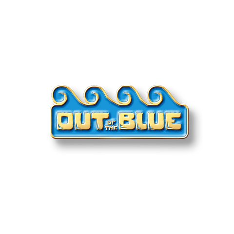 Out of the Blue Wave Pin