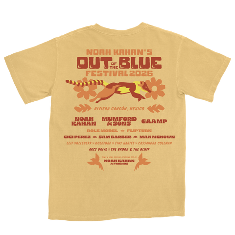 Out of the Blue 2026 Unisex Lineup Tee